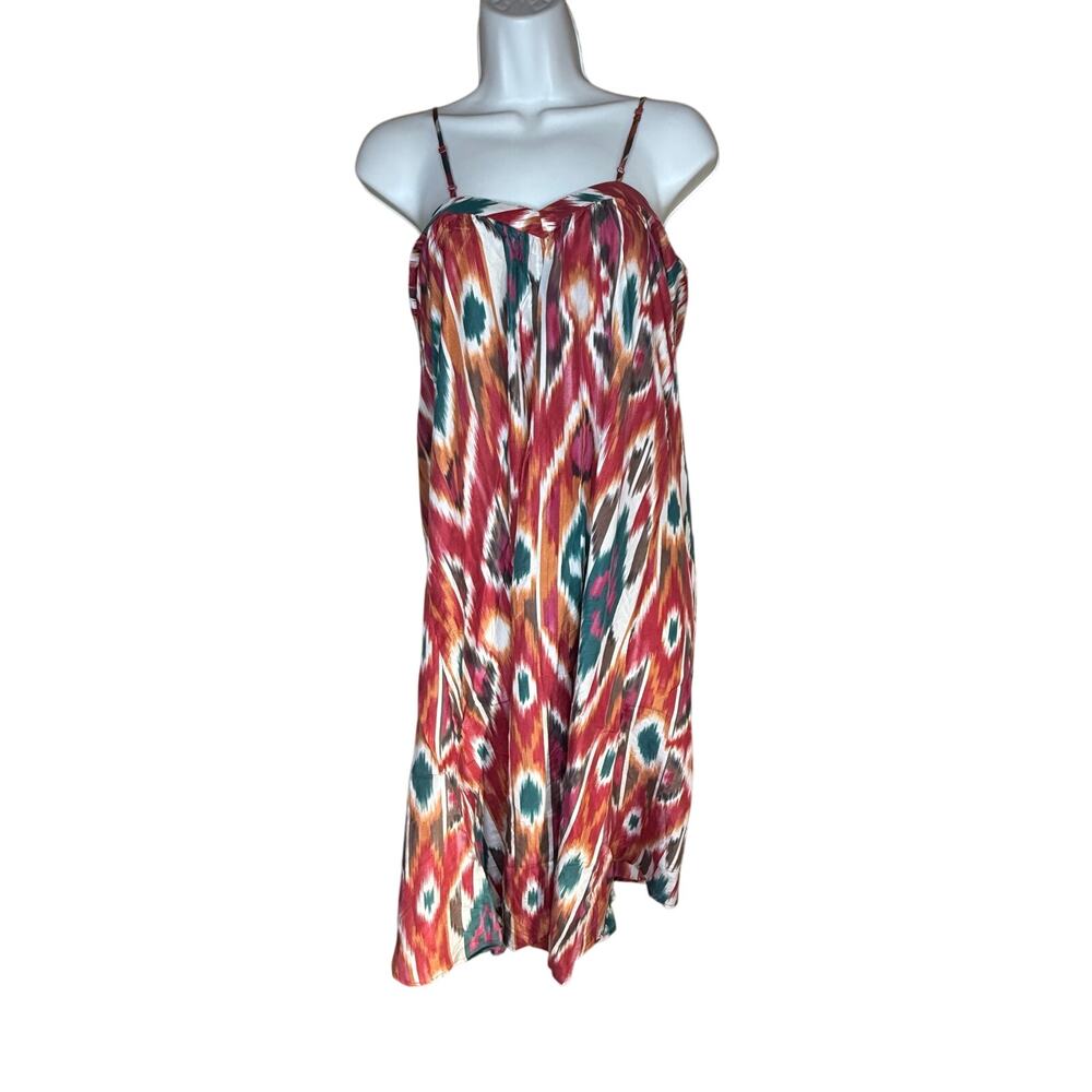 Anthropologie Saturday Sunday Recoleta Ikat Silk Dress XS - Picture 3 of 8